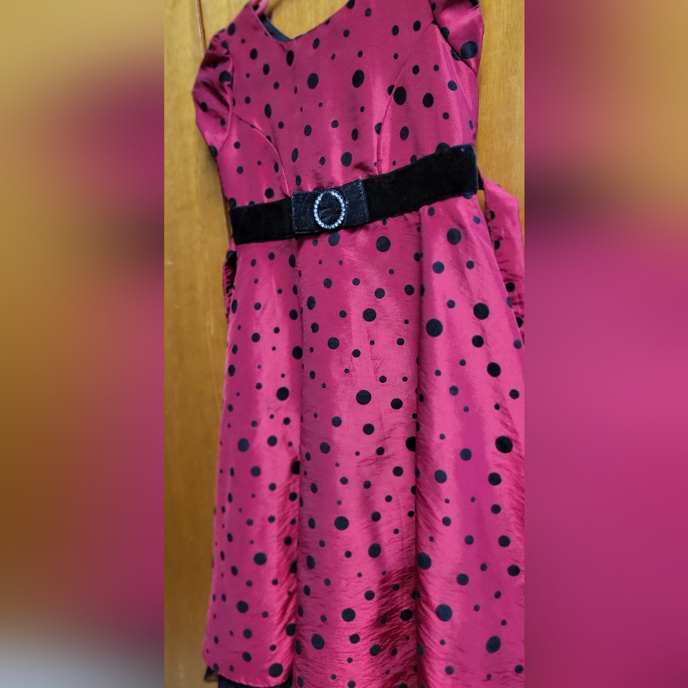 Polka dot party dress